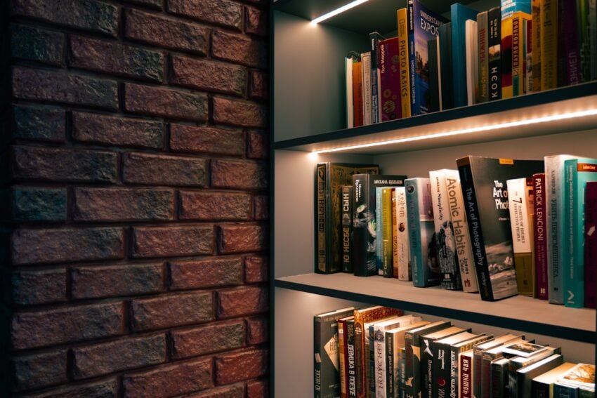 Photo Bookshelf full